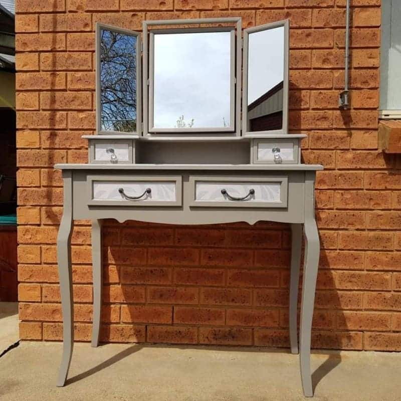 7: Charming Vintage Vanity: Transformed with Chalk Paint