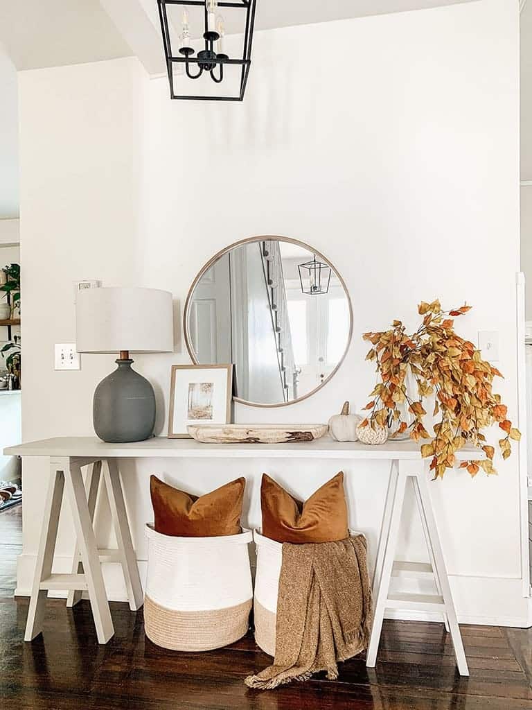 2: Console Table: Elevate Your Hallway with Foyer Furniture Ideas