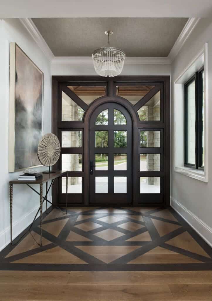 5: Entrance Elegance: Embracing Wood Floors as the Perfect Foyer Furniture Idea