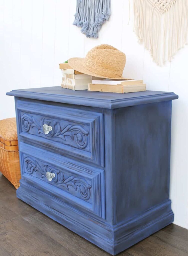 9: Rustic Charm: Distressed Nightstand Transformed with Chalk Paint Furniture Ideas