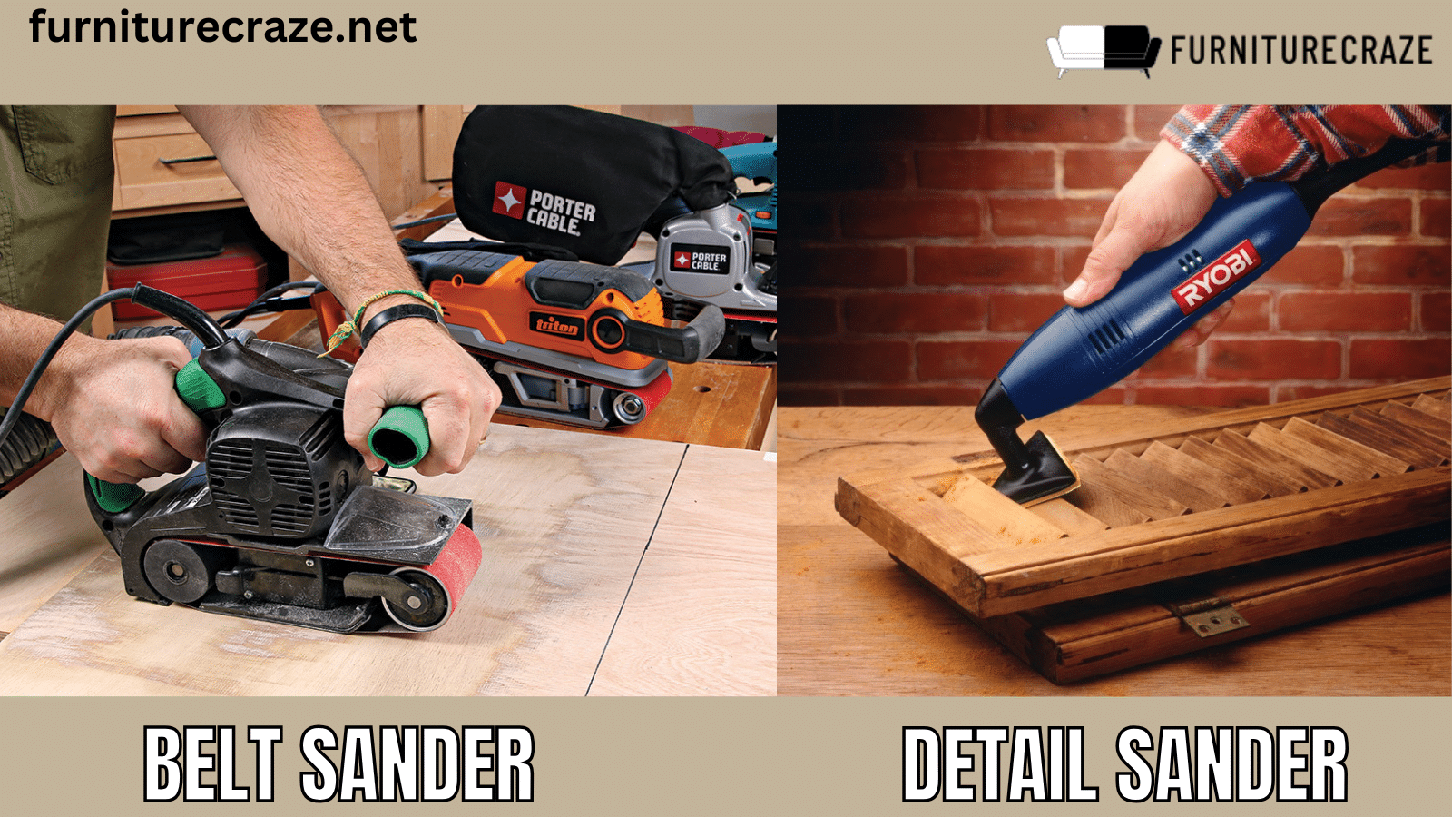 belt and detail sander