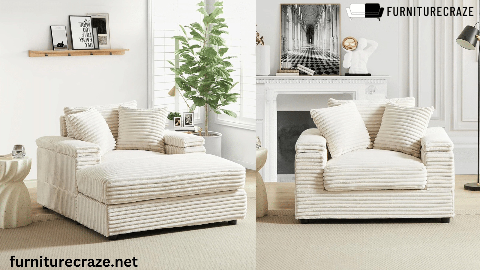 Double or Oversized Chaise Lounges