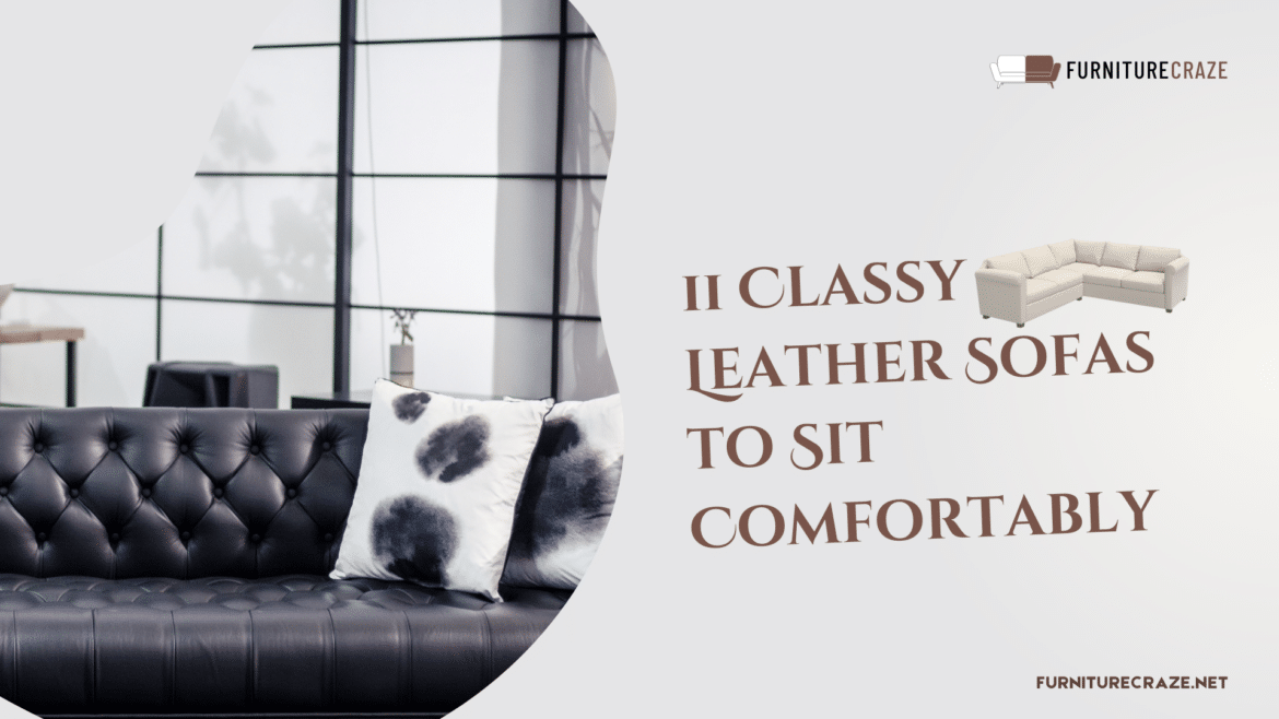 Classy Leather Sofas to Sit Comfortably